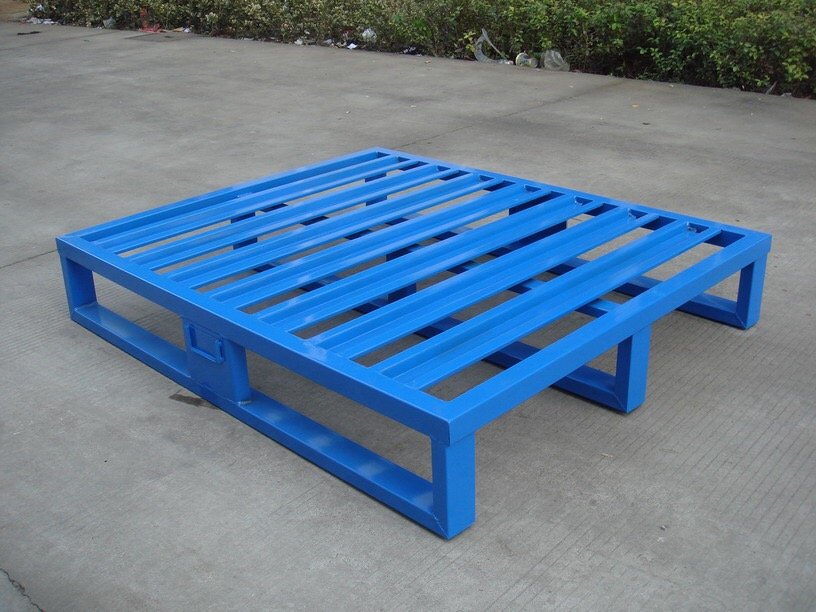 Pallet sắt khung hộp nâng 4 chiều chịu tải nặng